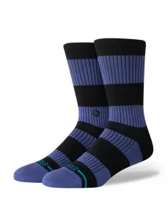 Acheter des chaussettes Stance Fred Crew socks blue/black à prix promotionnel