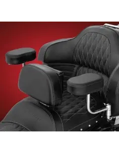 BLACK ARMS REST FOR TRUNK TOUR PACK INDIAN TOURING