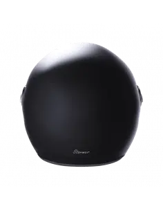 Casque Jet Stormer Clyde Noir Mat | Style Rétro et Écran Solaire 2