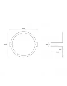 PROTECTOR WITH 3 LENSES FOR C-RACER HEADLAMPS Nº3 2