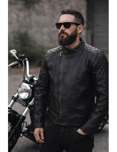 ENTHUSIASM LEATHER JACKET BY IGUANA CUSTOM COLLECTION