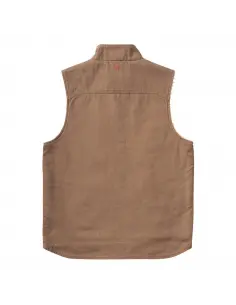 Colete WCC Sherpa Lined Canvas Workvest Castanho | West Coast Choppers 2