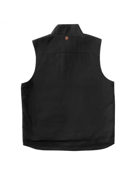 Gilet WCC Sherpa Lined Canvas Workvest Black | West Coast Choppers