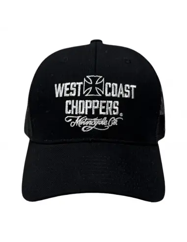 Gorra WCC Motorcycle Co. Trucker Cap Black | West Coast Choppers