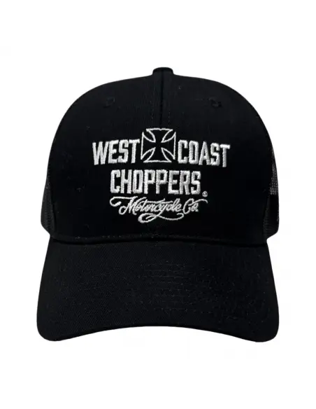 Gorra WCC Motorcycle Co. Trucker Cap Black | West Coast Choppers