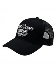 WCC Motorcycle Co. Trucker Cap Black Hat | West Coast Choppers