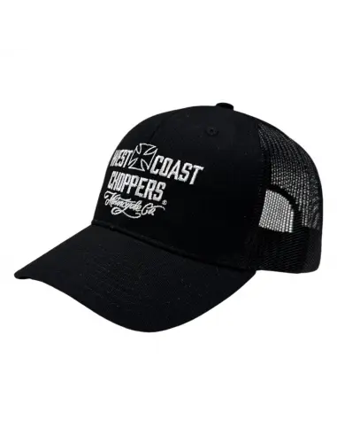 Gorra WCC Motorcycle Co. Trucker Cap Black | West Coast Choppers