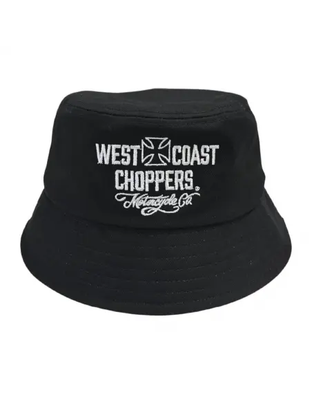 Gorro WCC Motorcycle Co. Bucket Hat Black | West Coast Choppers