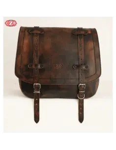 ALFORJA ULISES BASIC BROWN SKIN AGED-36X40X15CM 2