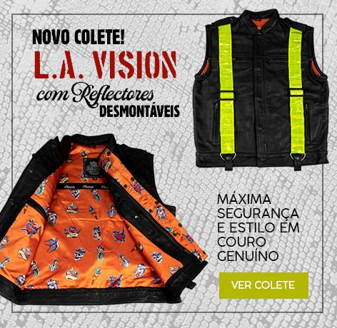 Novo colete L.A. Vision com reflectores desmont&aacute;veis