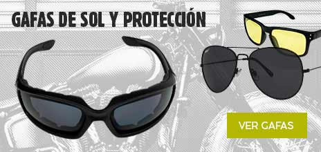 Gafas de sol y protecci&oacute;n para moteros