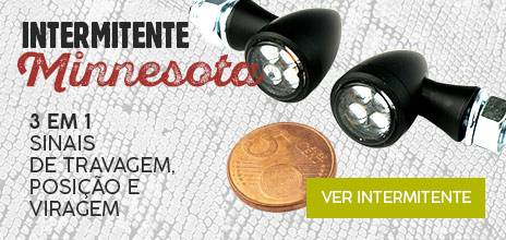 Minnesota 3 em 1 luzes traseiras de viragem de motocicleta